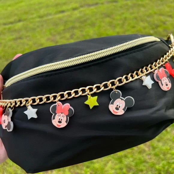 Disney Mickey and Minnie Mouse Bag Chain - Picture 4 of 9